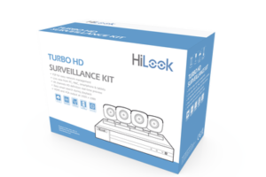 KIT TurboHD 1080p / DVR 8 canales con H.265+ / 4 Cámaras Bala Metálicas / Fuente de Poder / Accesorios de Instalación
