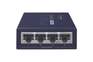 Inyector High PoE, de 4 Puertos Gigabit de Entrada, 4 Puertos PoE 802.3af/at Gigabit de Salida Para Cada Puerto, Hasta 30 W por interfaz