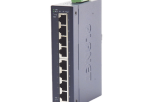 Switch Industrial de 8 Puertos Gibabit 10/100/1000T, Diseñado para Montaje en Pared y Riel DIN