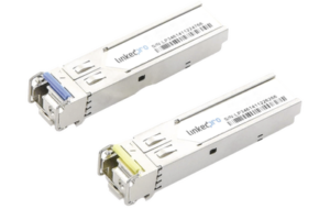 Transceptores Industriales SFP Bidireccionales (Mini GBIC) / Monomodo / 1.25 Gbps / Conector LC / Hasta 3 km de Distancia / 2 Piezas