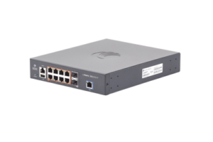 Switch cnMatrix EX2010-P capa 3 de 10 puertos(8 PoE Gigabit 802.3af/at, 2 SFP, 1 consola, 1 MNGMT, 1 USB)  administración desde la Nube (MX-EX2010PXA-U)