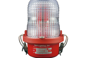 Lámpara de Obstrucción Roja Tipo L-810, LED de baja intensidad, (12 - 24 Vcc).