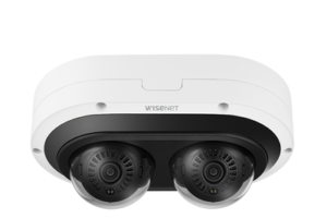 Camara IP Multi-sensor Multi-direccional / 2 Canales de 2MP / Lente 3.54 a 6.69mm / H.265 + WiseStream II / WDR 120dB / Exterior IP67 / IK10 / NEMA4X