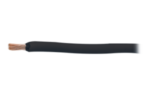 Cable Eléctrico de Cobre Recubierto THW-LS Calibre 4 AWG 19 Hilos Color Negro (100 metros)
