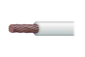 Cable Eléctrico de Cobre Recubierto THW-LS Calibre 14 AWG 19 Hilos Color blanco (100 metro)