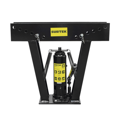 Doblador de tubo hidráulico de 1/2" a 2" incluye dados con medidas, capacidad 12 toneladas.