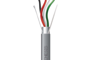 Bobina de 305 Metros / Cable 4 X 18 AWG / Color Gris / Blindado / Riser / Aplicaciones de Audio Control de Acceso y Automatización
