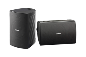 Altavoz de Montaje en Pared, 2 vias, Woofer 4 in, Tweeter 1 in, IPX3, 8 ohms, 70/100V, Color Negro, Par