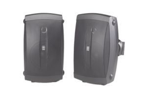 Altavoces de Montaje en Superficie de 2 vias | Woofer 5 in, Tweeter 0.5 in | Semi-Exterior, 6 ohms | Par Color Negro