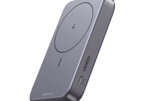 Power Bank MagSafe de 10000mAh NEXODE | 20W | 1 USB-C | 1 USB-A | Carga Rápida bidireccional | Soporta modo Standby | Soporte Plegable |  Ultra Delgado | Ultra ligero | Compatible con iPhone 15/14/13/12 | Color Gris.