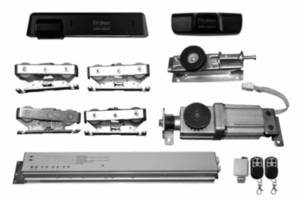 Sistema de automatizacion  para Puerta Deslizable, Para puerta de hasta  300 KG, Color Negro