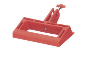 Bloqueador LOTO de Manija Grande para Disyuntores de Caja Moldeada, 2.24" (56.8m) Largo x 3.75" (95.2mm) Ancho. Color rojo