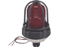 Luz estroboscópica para ubicaciónes peligrosas,  montaje tipo tubo, 240 VCA, color Rojo