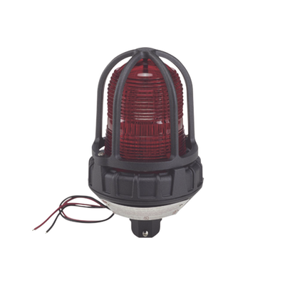 Luz estroboscópica para ubicaciónes peligrosas, montaje tipo tubo, 240 VCA, color Rojo