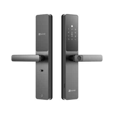 Cerradura Inteligente / Cerrojo Tipo Americano / Wi-Fi / Bluetooth / Códigos Temporales Para Visitantes / Lectura de Huella / Lectura de Tag / Contraseña / Botón para Timbrar / Apertura remota / No Requiere Hub