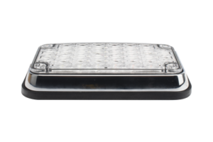 Luz de Advertencia de 6X4", Bicolor Rojo/Claro, Ideal para Ambulancias