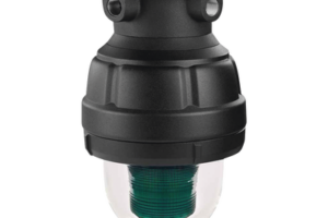 Luz LED, a prueba de explosiones, UL y cUL para Clase I, División 1, Grupo C y D; Clase I, División 2, Grupos A y B; Clase II, División 1, Grupos E, F y G; Clase III, 120-240 VCA, Verde