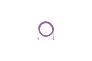 Cable de Parcheo UTP Cat6A, CM/LSZH, Diámetro Reducido (28AWG), Color Violeta, 5ft