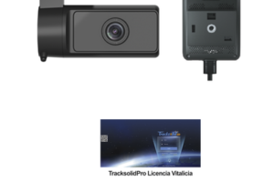 KIT Dashcam con sistema de control ADAS (asistencia de manejo) y Camara de cabina (CI03) / Multiples alarmas /Comunicación dos vías / ideal para flotas vehiculares / Facil instalacio / Incluye licencia vitalicia plataforma TrackSolidPro