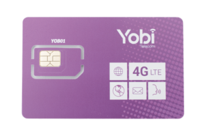 SIM SYSCOM 10GB mensual para dispositivos móviles 3G/4G (YOBI) 1 año de servicio (solo datos)