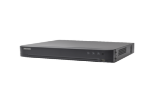 DVR 32 Canales TurboHD + 8 Canales IP / 5 Megapixel Lite - 3K Lite / Acusense (Evita Falsas Alarmas) / Audio por Coaxitron / 2 Bahías de Disco Duro / H.265+ / Salida de Video en Full HD