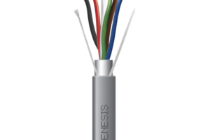 Bobina de 305 Metros de Cable  6 x 22 AWG / Blindado / Plenum de Color Gris / Aplicaciones de Audio, Seguridad y Control