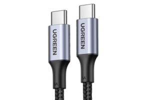 Cable USB-C a USB-C | 2 Metros | Carga Rápida de hasta 100W | Transferencia de datos 480 Mbps | PD3.0 | QC4.0/3.0/2.0 | FPC | AFC | Protección Integrada| Caja de Aluminio | Nylon Trenzado | Amplia Compatibilidad | Color Negro.