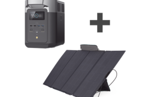 Kit de Estación de Energía Portátil 2048Wh + Panel Solar Flexible 400W