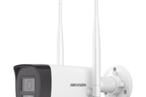 Bala IP 4 Megapixel / Lente 2.8 mm / Dual Light (30 mts IR + 30 mts Luz Blanca) / Wi-Fi / Exterior IP66 / WDR / H.265 / Audio Bidireccional (Micrófono y Bocina) / Micro SD