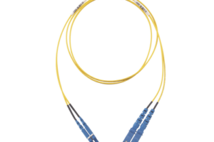 Jumper de Fibra Optica Monomodo 9/125 OS2, LC-SC Duplex, OFNR (Riser), Color Amarillo, 5 Metros