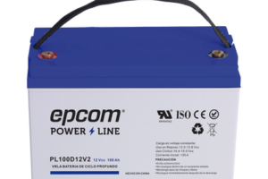 Batería 12 Vcc / 100 Ah / UL / Tecnología AGM-VRLA / CICLO PROFUNDO / Para uso en aplicaciones fotovoltaicas y de emergencia  / Terminales T4