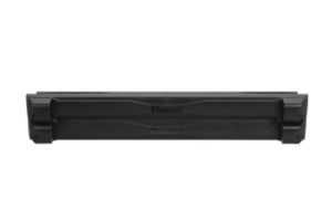 Tapa Ciega Estándar de 19in, Compatible con Racks con Rieles de Orificio Cuadrado, Instalación sin Herramienta, Plano, 2 UR, Color Negro