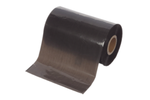 Cinta de Transferencia Térmica, Cera/Resina, color Negra, de 4.33" x 1181' (110 mm x 363 m).