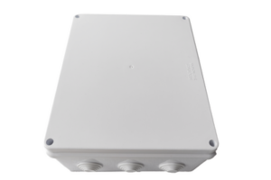 Caja de Conexiones Impermeable IP65, 12 Entradas, Dimensiones 300 x 250 x 120 mm, para Instalaciones Industriales, Comerciales y Residenciales, Incluye Tornillería para su Instalación