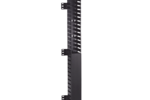 Organizador Vertical IN-Cabinet, Sencillo (Solo Frontal), Para Uso Con Gabinetes Panduit, Montaje Frontal en Riel de Rack, 40 UR, 2.25 in de Ancho, Color Negro