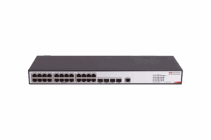 Switch Gigabit PoE+ / Administrable / 24 Puertos 1000 Mbps  / 4 Puertos SFP 10G  / Soporta IGMP