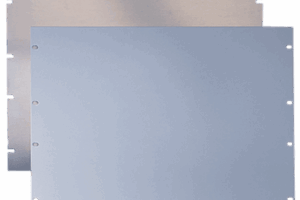 Tapa Ciega Para Rack Estándar de 19in, Plano, de Acero, 2 UR, Color Gris