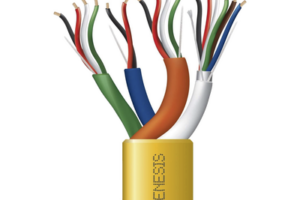 Bobina de Cable de 305 Metros / Color Amarillo / Compuesto por  6 x 22 AWG blindado, 4 x 18 AWG, 4 x 22 AWG, y 2 x 22 AWG / Para Aplicaciones en Control de Acceso