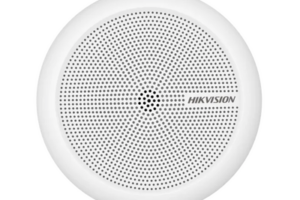 Micrófono Omnidireccional (360°) / Uso en Interior / Preamplificado para CCTV / Cancelación de Ruido Ambiental / Uso en Techo - Pared - Escritorio / Alcance de 5 Metros
