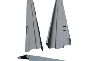 Marco metálico para puerta de emergencia derecha para puerta MX9040