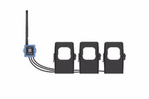 Medidor de corriente LoRaWAN para tres fases hasta 500 ampers