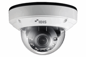 5MP IR DOME CAMERA /MOTORIZED LENS 2.7 - 13.5MM /  IDIS DEEP-LEARNING ANALYTICS (IDLA)