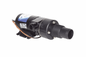 Bomba maceradora de 12 Vcd para manguera de entrada con orificio de 38 mm (1½”), manguera de descarga con orificio de 25 mm (1”)