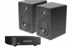 Kit Amplificador VSSL de 1 Zona + Altavoz De Estantería Color Negro De TruAudio