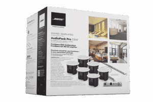 Kit de Audio Freespace | 6 Altavoces de Plafón + Amplificador | Color Blanco | Ideal para Audio Ambiental
