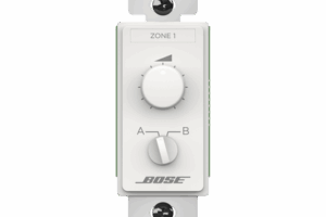 Contolador de Volumen mas selector de fuente | Blanco