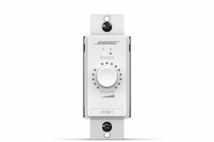 ControlCenter Controlador de volumen y seleccion de fuente (A/B) de zona digital | Blanco