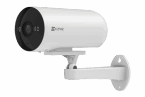 Cámara Exterior Inteligente Color Night Vision / (2K)  / AI Detección Humana y Vehicle / H.265 / Vision Nocturna a Color / IP67 / PoE / Audio Bidireccional / Luz y Sirena