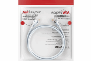 Cable de Parcheo (Patch Cord) / UTP / Cat. 6 (24 AWG) / 2 Metros / Color Blanco/ Ideal para PoE+ / Interior