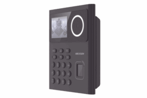 Terminal Min Moe WiFi con Batería de Respaldo / Administrable por Smartphone o Nube /  Acceso y Asistencia /  Huella, Facial y Tarjetas MIFARE /  500 rostros y 1,000 Huellas y Tarjetas / Detección de Cubrebocas / HikConnect